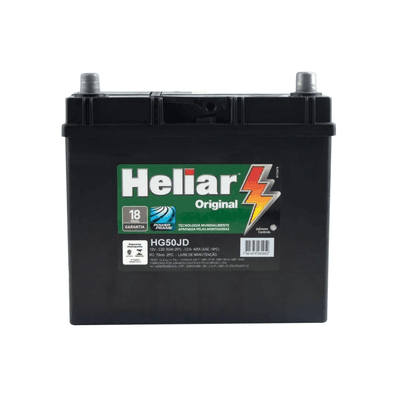 Bateria HELIAR HG50JD - 18 MESES - HONDA CIVIC