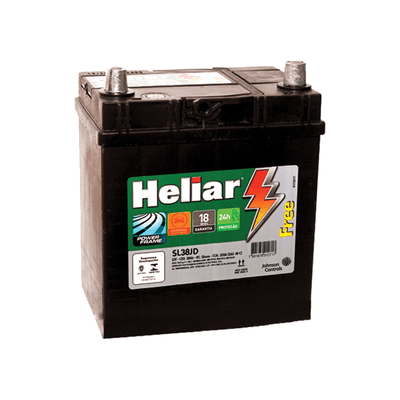 Bateria HELIAR SL38JD - 18 MESES - HONDA FIT