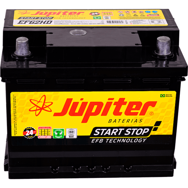 Bateria JÚPITER EF62HD START-STOP EFB